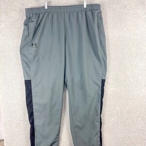 Under Armour Pants Mens 3XL‎ Tall Gray Loose Fit Track Athletic Joggers 1352031